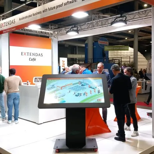 Extendas BV at the Mobility Energy Expo 2024 with Prestop's Evolution Landscape Kiosks