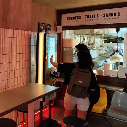 Order infectiously delicious food at Paindemie with Prestop's new ordering kiosk