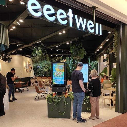 Scoop! Eeetwell first to have double-sided Evolution Self-Service Kiosks