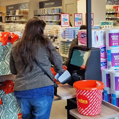 Wibra proud of self-checkout in new Den Bosch store