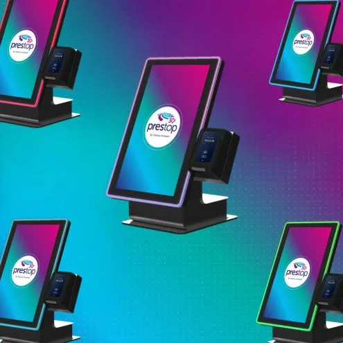Featured: Evolution LED Desk kiosk