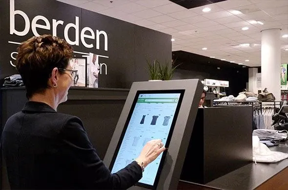 Order kiosks for Berden Mode