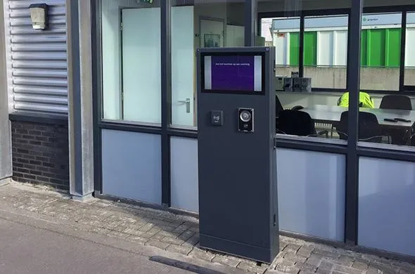 Outdoor kiosks for environmental street municipality of Dronten