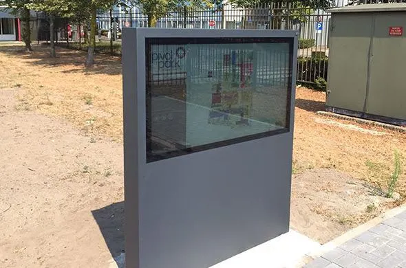 Wayfinding kiosks for Pivot Park