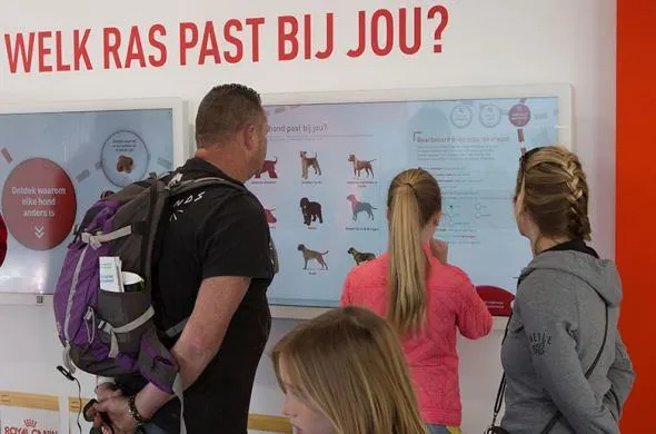 Interactive solutions for Royal Canin during the animal event