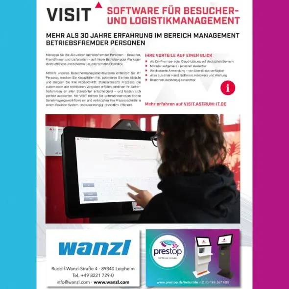 Astrum IT's interactive brochure: Showcasing Prestop kiosks