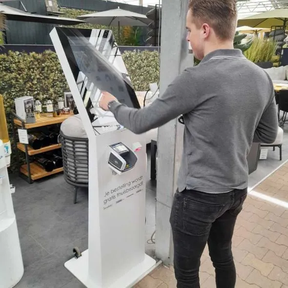 Groenrijk Tilburg has two order kiosks in their garden centre