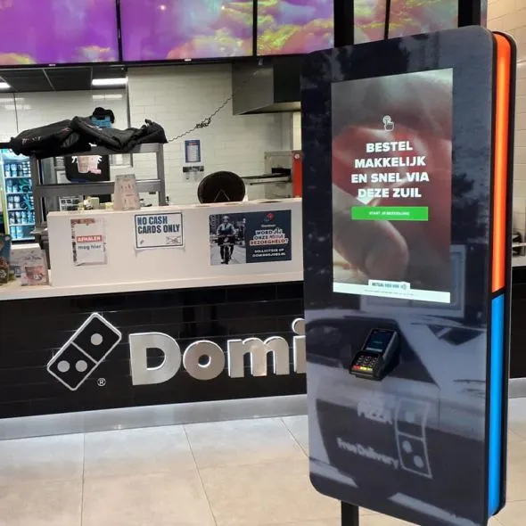 New Domino's stores equipped with Prestop Self-Order Kiosks