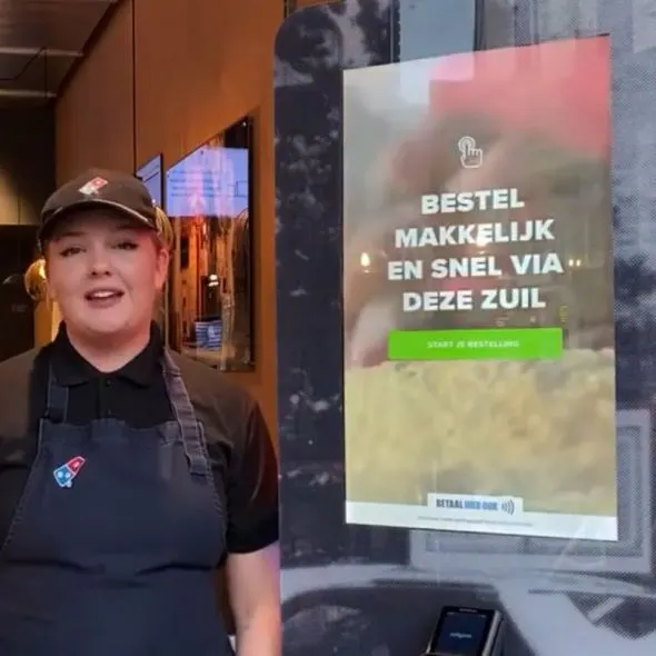 Video: Domino's presents the Prestop Self-Order kiosk