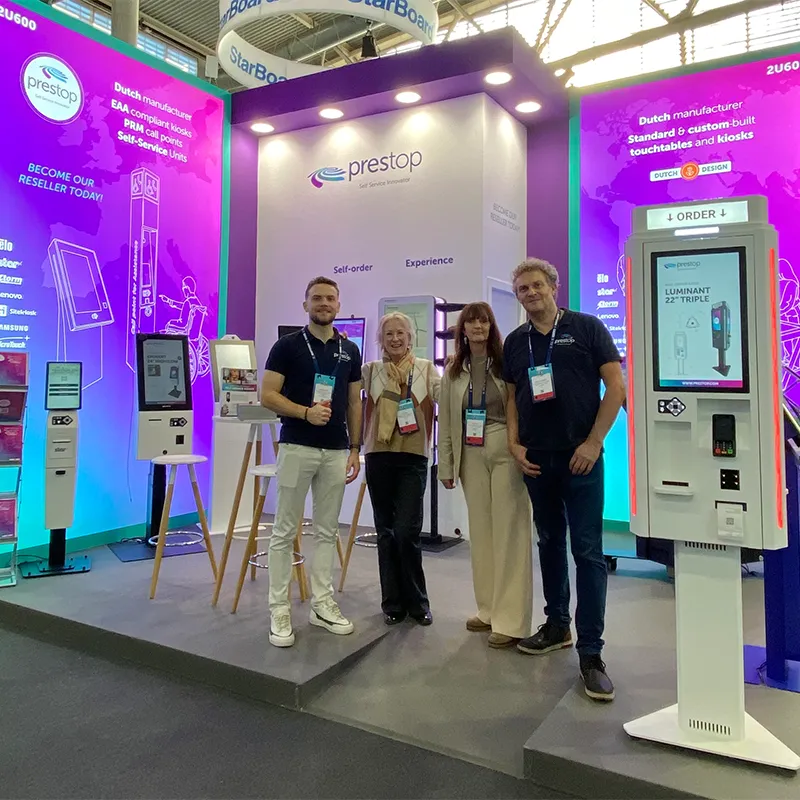 Prestop introduces EAA-compliant self-service innovations at ISE 2026 