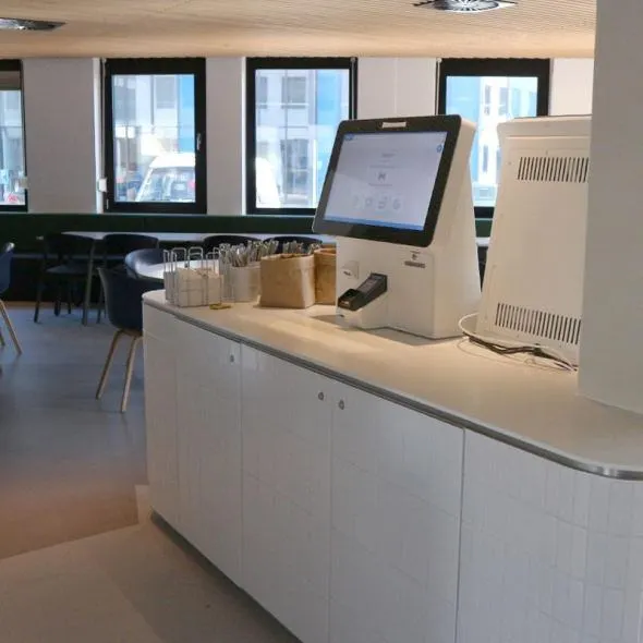 Counter self-checkouts for ISS Catering Services