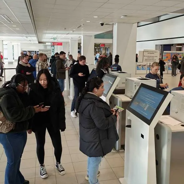 Also this year rental Registration Kiosks for the National Career Fair - Fast, Efficient and Hygienic