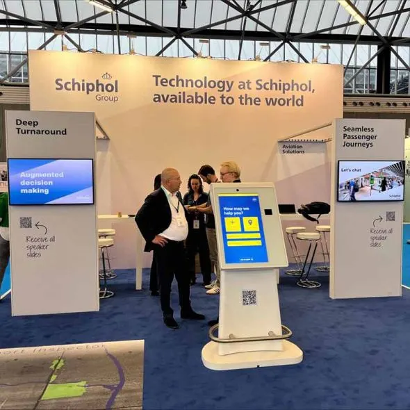 Schiphol Self Service Units at World Aviation Festival