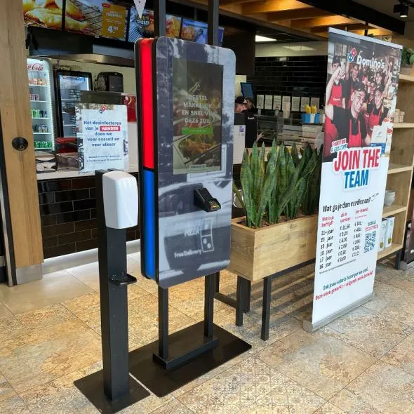More and more Domino's order kiosks in the north of the Netherlands