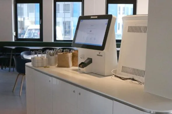 Self service kiosks for ISS Catering Services