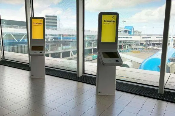 Schiphol Airport has inaugurated new kiosks of Prestop!