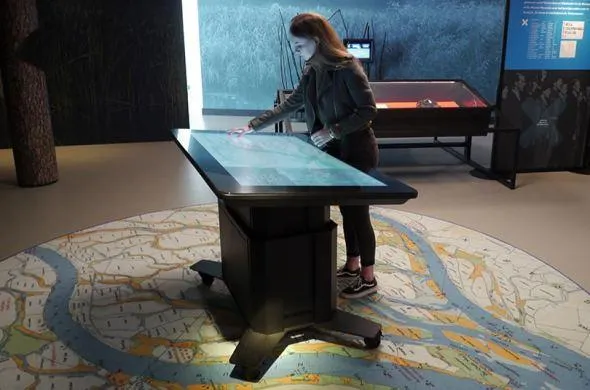 Biesbosch Museum uses touch table with Omnitapps4