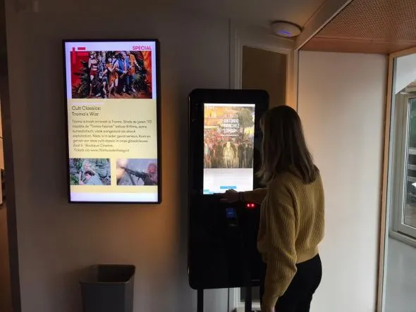 Self Order kiosk at Filmhuis The Hague