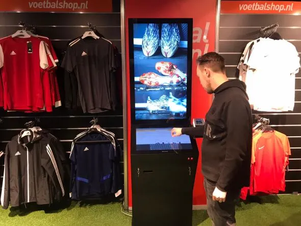 Order kiosks Voetbalshop.nl