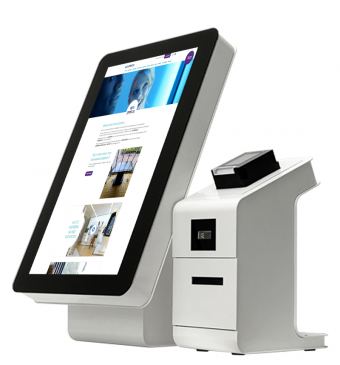 Kiosk Evolution 24" P Desk 