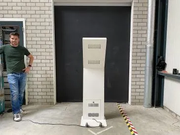 Kiosk Economy 22" P Pin white 